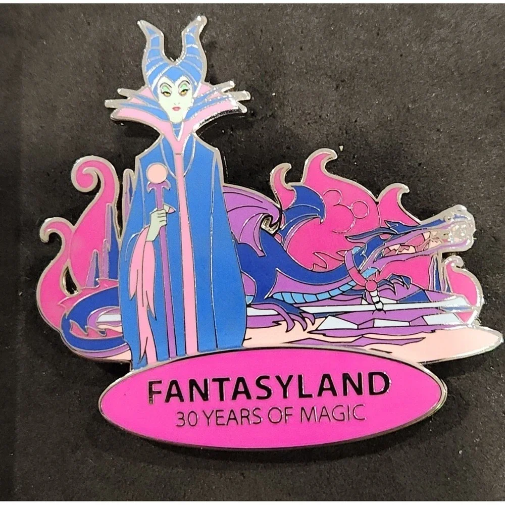 Disney Pin Maleficent Fantasyland 30 years Disneyland Paris DLP LE 700 00041‎